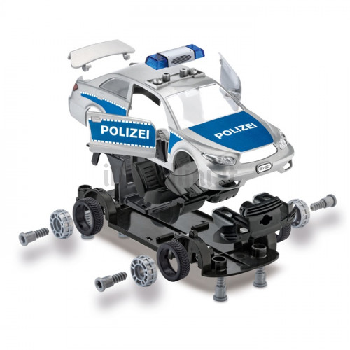 Junior Kit Auto della Polizia con Personaggio 1:20