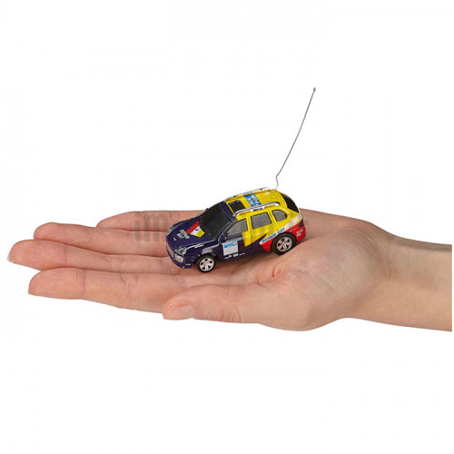 Mini RC Sport Car Blue and Yellow