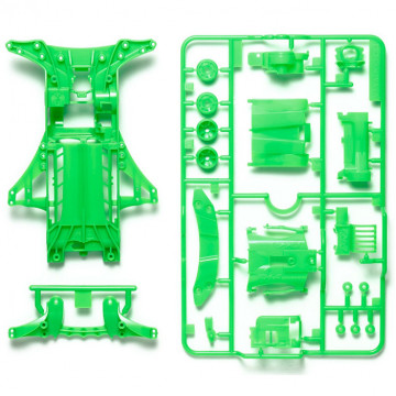 Telaio Fm-A Verde Fluo per Mini 4WD