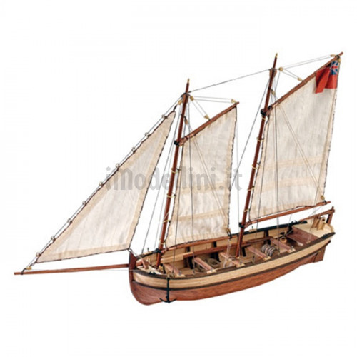 HMS Endeavour's Captain Longboat 1:50