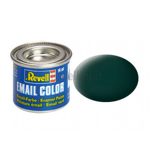 Vernice a Smalto Revell Email Color Black-Green Mat