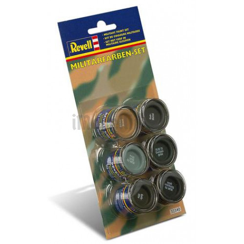 Set Vernici a Smalto Revell Email Color Military Colors