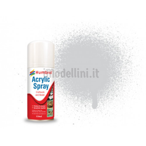 Vernice Spray Humbrol Acrylic n.11 Silver Metallic