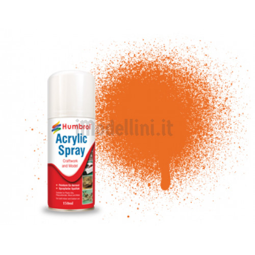 Vernice Spray Humbrol Acrylic n.18 Orange