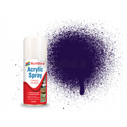 Vernice Spray Humbrol Acrylic n.68 Purple Gloss