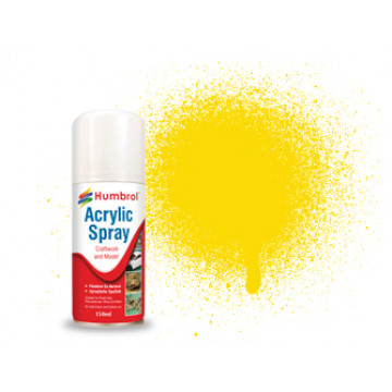 Vernice Spray Humbrol Acrylic n.69 Yellow