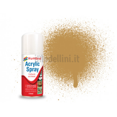 Vernice Spray Humbrol Acrylic n.93 Desert Yellow