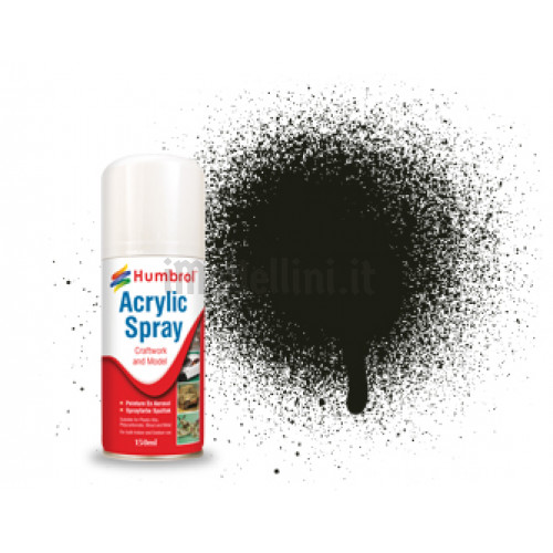 Vernice Spray Humbrol Acrylic n.163 Dark Green Satin