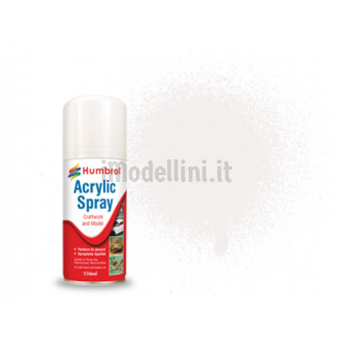Vernice Spray Humbrol Acrylic n.49 Varnish Matt