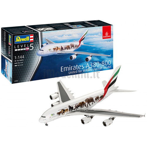 Airbus A380-800 Emirates Wild Life 1:144