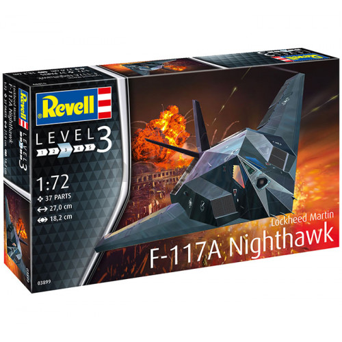 F-117A Nighthawk Stealth Fighter 1:72