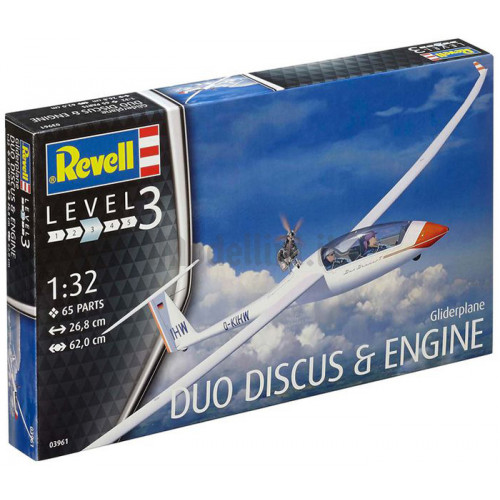 Glider Duo Discus and Engine 1:32