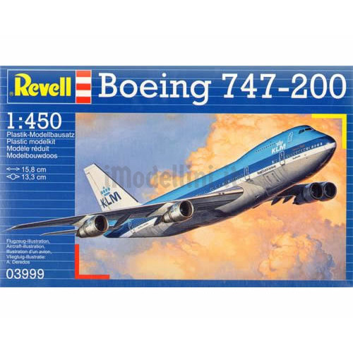 Boeing 747-200 KLM 1:450