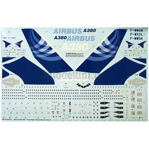 Airbus A380 New Livery 1:144