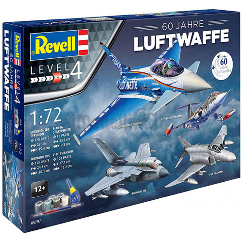 Gift Set 60th Anniversary German Luftwaffe 1:225