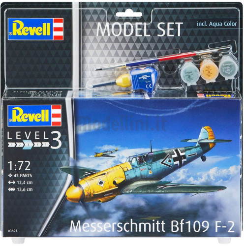 Model Set Messerschmitt Bf109 F-2 1:72