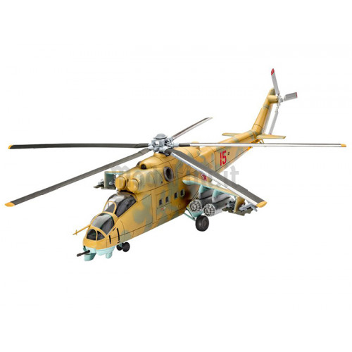 Elicottero Mil Mi-24D Hind 1:100