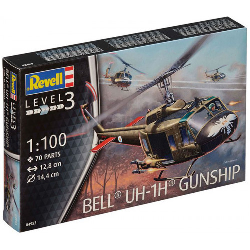 Elicottero Bell UH-1H Gunship 1:100