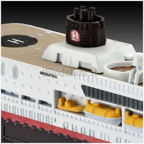 Navi da Crociera Hurtigruten 125th Anniversary Set 1:1200