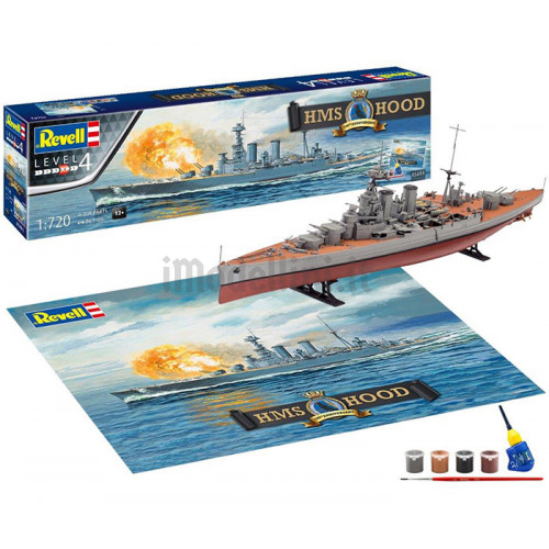 Incrociatore HMS Hood 100th Anniversary Set 1:720