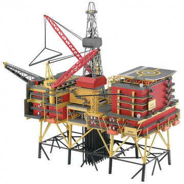 Piattaforma Petrolifera Off-Shore Oilrig North Cormorant 1:200