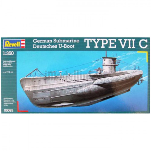 Sottomarino tedesco U-Boot Type VII C 1:350