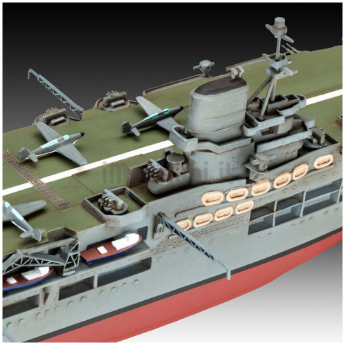 Nave Portaerei HMS Ark Royal e Cacciatorpediniere Eskimo 1:720