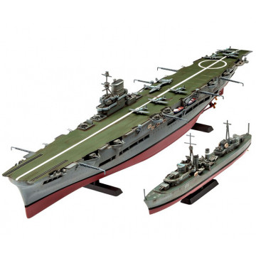 Nave Portaerei HMS Ark Royal e Cacciatorpediniere Eskimo 1:720