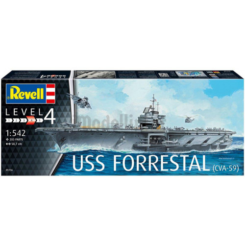 Nave Portaerei USS Forrestal 1:542