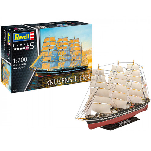 Veliero Russo Nave Scuola Kruzenshtern 1:200