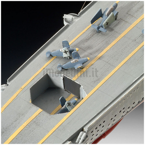 Nave Portaerei Tedesca Graf Zeppelin 1:720