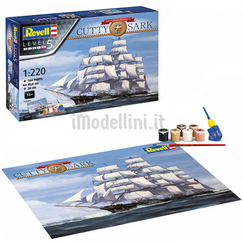 Veliero Clipper Cutty Sark 150th Anniversary Set 1:220