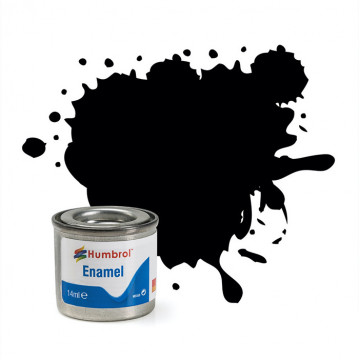 Vernice a Smalto Humbrol n.33 Black Matt da 14ml