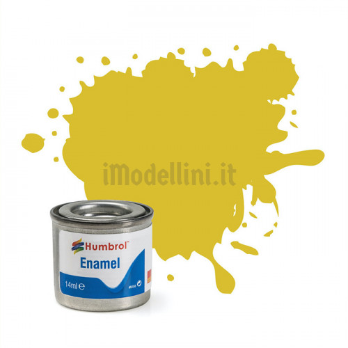 Vernice a Smalto Humbrol n.81 Pale Yellow Matt da 14ml