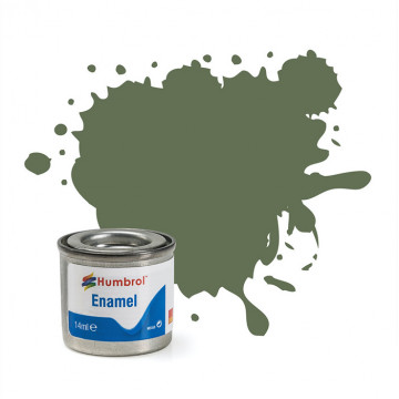 Vernice a Smalto Humbrol n.105 Marine Green Matt da 14ml