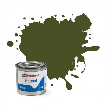 Vernice a Smalto Humbrol n.155 Olive Drab Matt da 14ml