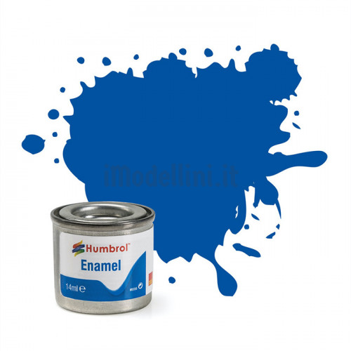 Vernice a Smalto Humbrol n.14 French Blue Gloss da 14ml