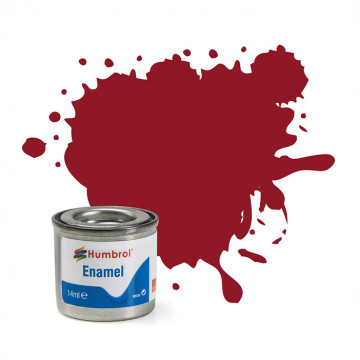 Vernice a Smalto Humbrol n.20 Crimson Gloss da 14ml