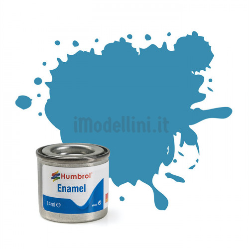 Vernice a Smalto Humbrol n.48 Mediterranean Blue Gloss da 14ml