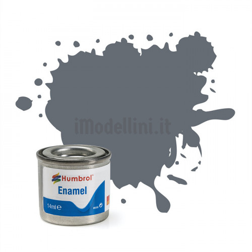 Vernice a Smalto Humbrol n.123 Extra Dark Sea Grey Satin da 14ml