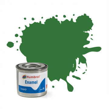 Vernice a Smalto Humbrol n.131 Mid Green Satin da 14ml