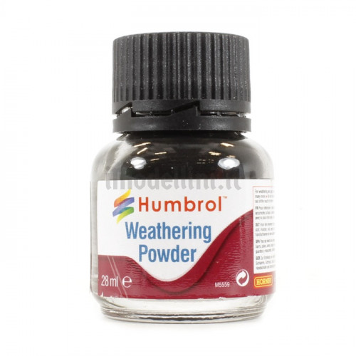 Pigmenti Humbrol Weathering Powder Black 28ml