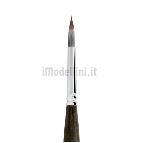 Pennello Tondo Sintetico Mangoose Man. Bilanciato Serie 800 Mis. 3