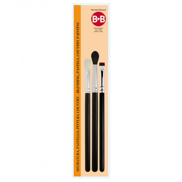 Set 3 Pennelli Sfumatura Pastello Mod.1