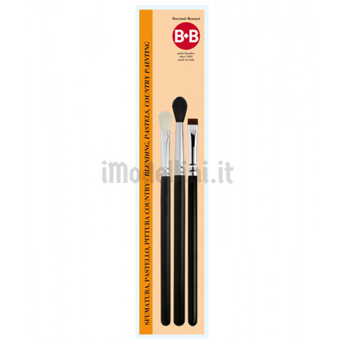 Set 3 Pennelli Sfumatura Pastello Mod.1