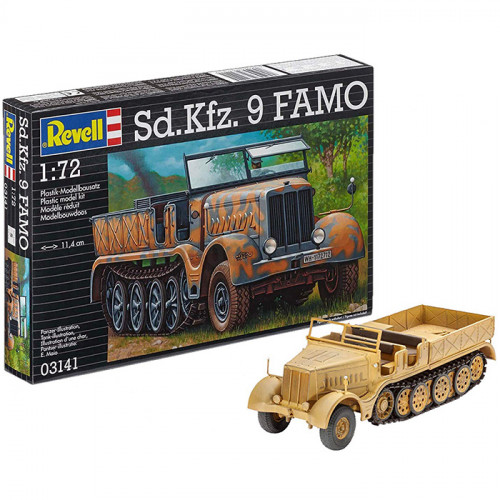 Semicingolato tedesco Sd.Kfz. 9 Famo 1:72