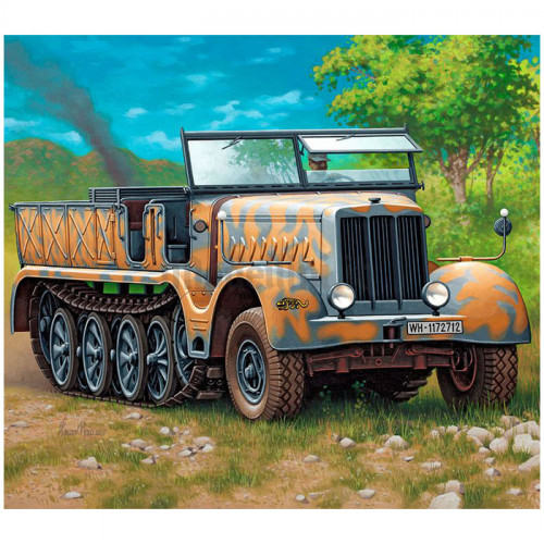 Semicingolato tedesco Sd.Kfz. 9 Famo 1:72