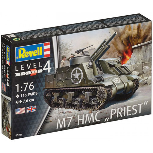 Obice Semovente M7 HMC Priest 1:76