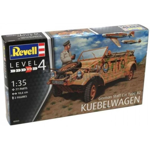 Volkswagen Type 82 Kubelwagen Staff Esercito Tedesco 1:35