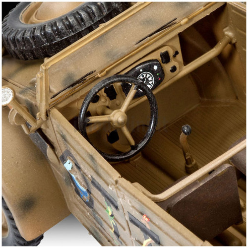 Volkswagen Type 82 Kubelwagen Staff Esercito Tedesco 1:35